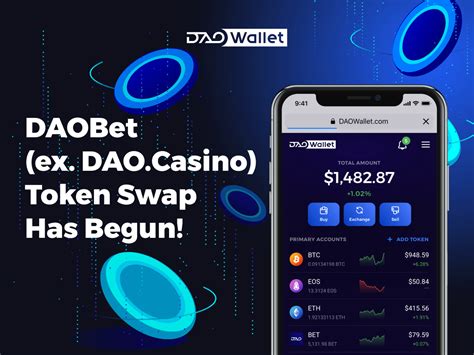 DAOBet’s Token Swap has begin, shifts from Ethereum